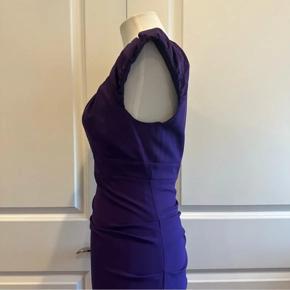 NICOLE MILLER Collection Purple Cocktail Dress - Picture 5 of 8